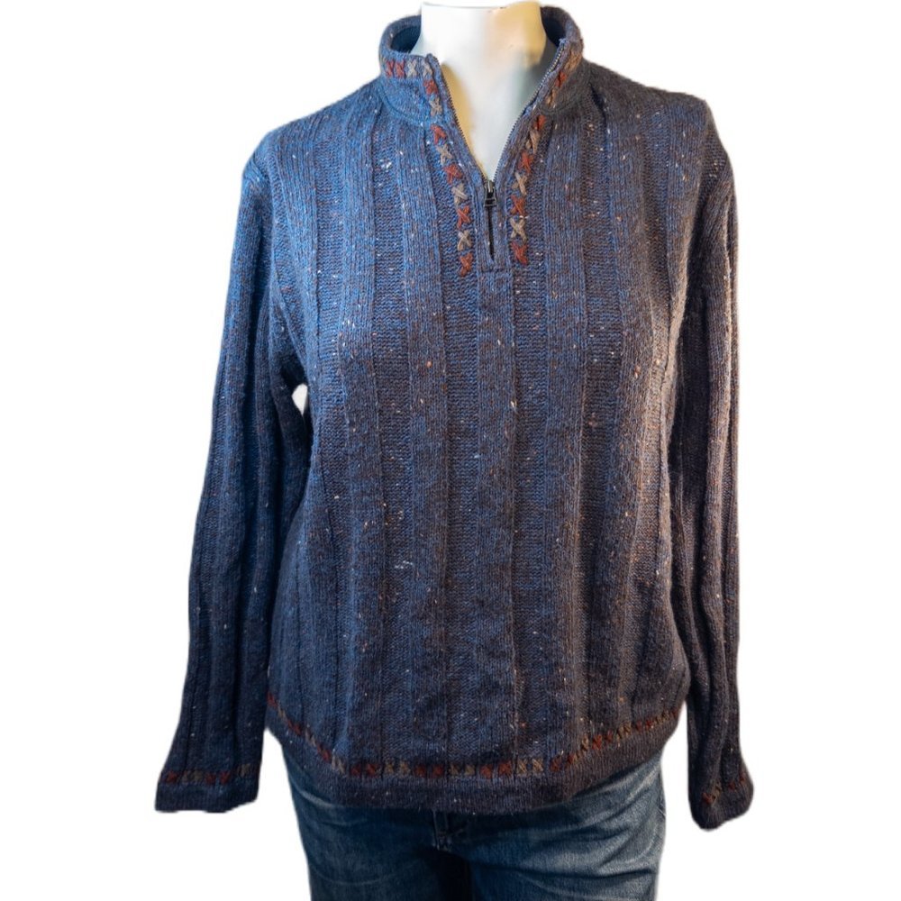 Woolrich 1/4 Zip Wool Sweater - Picture 2 of 10